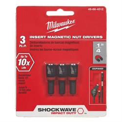 Milwaukee Shockwave 1/4 in. Insert Nut Driver (3-Pack)